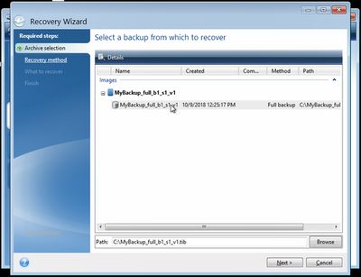 acronis true image recovery anleitung